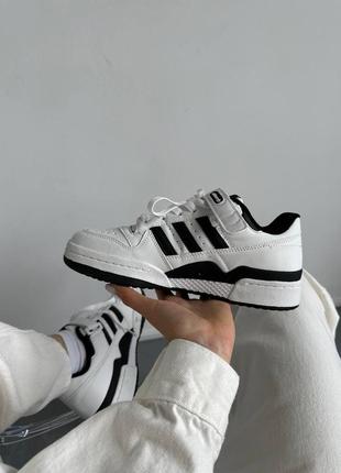 Кросівки adidas forum 84 low white black