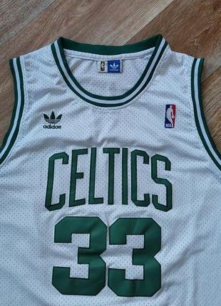 Баскетбольная майка (джерси) adidas hardwood classics nba boston celtics larry bird 332 фото