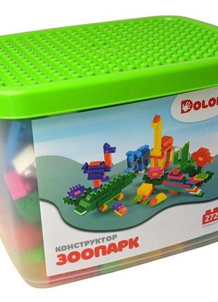 Конструктор doloni toys «зоопарк» на 272 детали (013888/40)1 фото