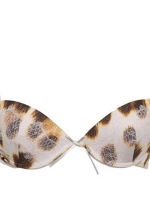 Бюстгальтер принт леопард