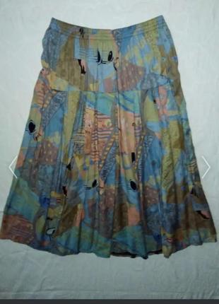 Красивая вискозная длинная юбка