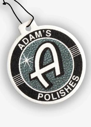 Підвісний ароматизатор в авто adam's leather air freshener аромат шкіра3 фото