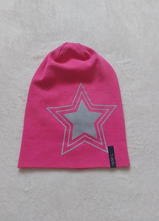 Шапка подвійна на весну-осінь name it 51-52  зі світловідбивачем