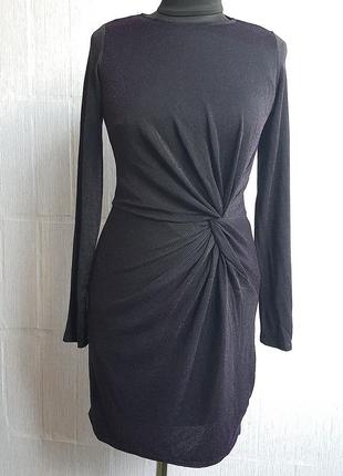 Праздничное платье с люрексом