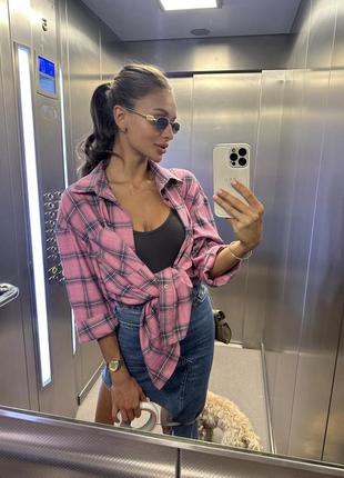Рубашка в клетку рубашка keepstyle 18stasiawear maribella zara kasher