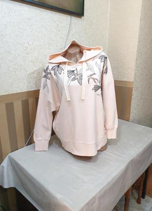 Свитшот с вышивкой. white couff.2 фото