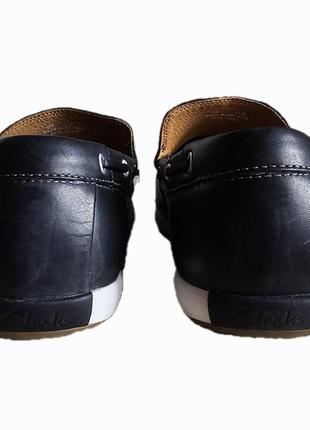 Кожаные  мокасины clarks (11g)3 фото