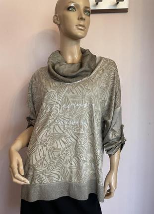 Бутековая итальянская бутиковая блуза-оверсайз brend new collection