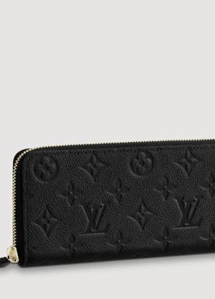 Новый черный кошелек louis vuitton monogram оригинал клатч кашелик