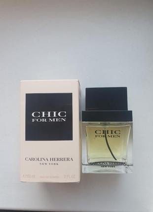Туалетная вода для мужчин carolina herrera chic for men 60ml