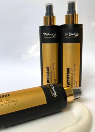 Спрей-термозащита для волос с аргановым маслом top beauty🤎