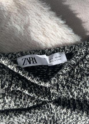 Вʼязаний топ zara3 фото