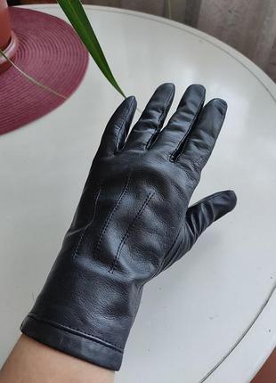 Кожаные перчатки m&amp;s размер м