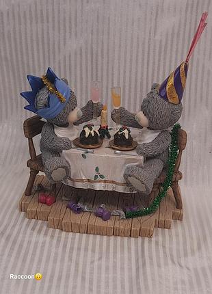 Статуетка, тедді, me to you, handmade, the special days collection, perfect christmas 2004