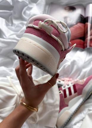 Кроссовки adidas forum low bad bunny white pink5 фото