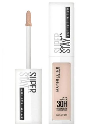 Стійкий консилер для обличчя maybelline new york super stay 30h відтінок 10 10 мл