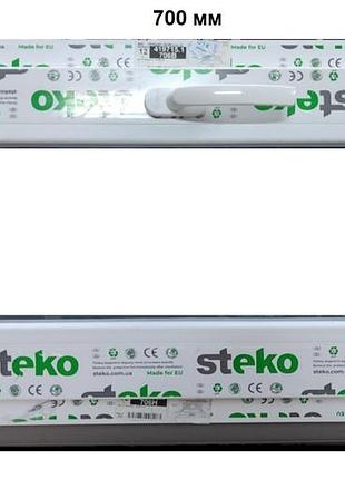 Bікно біле steko 700х400 мм на 2-скла + аргон