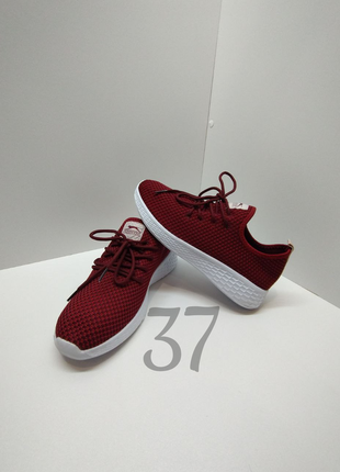 Жіночі бордові кросівки slazenger