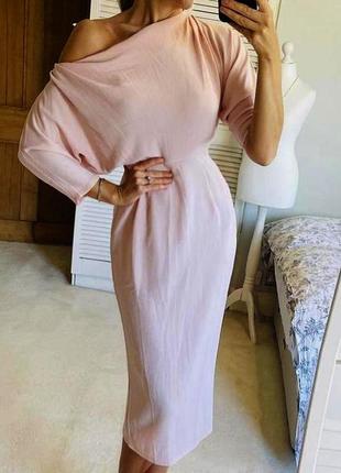 Розпродаж сукня asos міді фактурнa з відкритим плечем2 фото