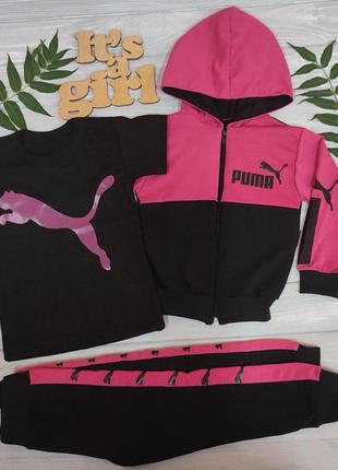 Дитячий стильний та практичний костюм спортивний для дівчинки