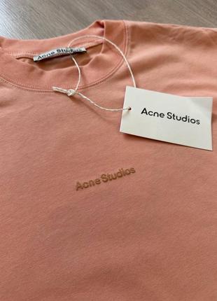 Футболка рожева acne studios1 фото