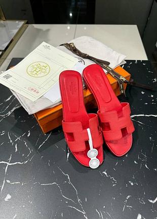 Тапочки в стиле hermes
