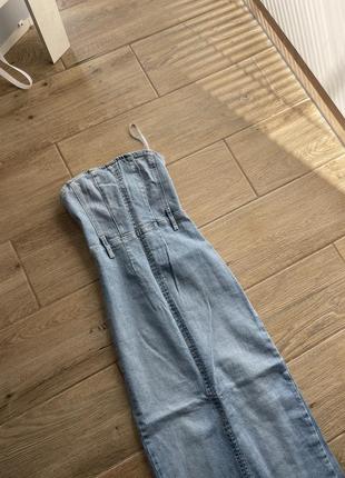Джинсовый комбинезон от pull & bear