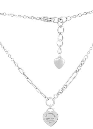 Серебряное колье ogosilver с без камней, вес изделия 3,91 гр (2161097) 400450 размер