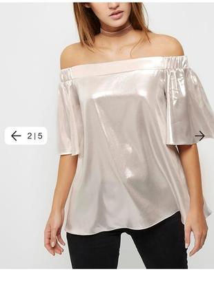 Блуза з відкритими плечима