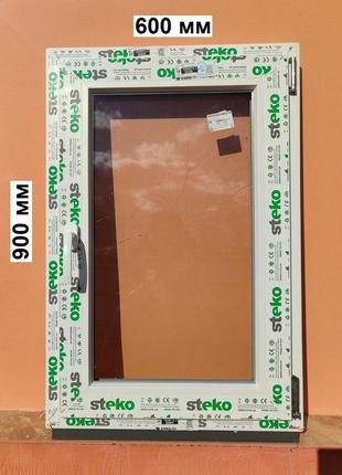 Окно steko 600 х 900 мм 2-стекла/аргон правое