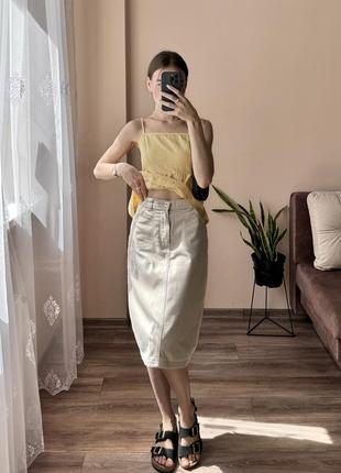 Качественная джинсовая юбка m&s2 фото