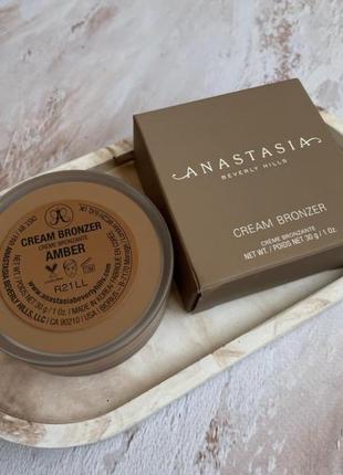 Кремовий бронзер anastasia beverly hills cream bronzer amber