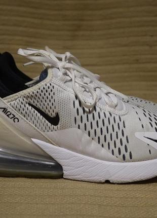 Комбинированные белые фирменные кроссовки nike air max 270 40 р. ( 26 см.)