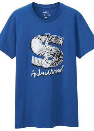 Uniqlo & andy warhol футболка с фирменным принтом