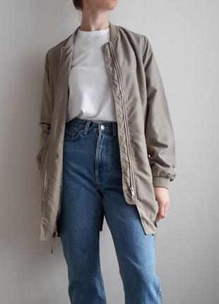 Тонкий довгий бомбер pull&bear 3
