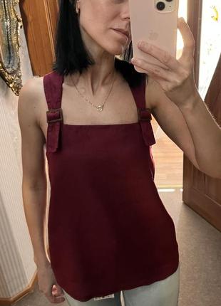 Топ лляний massimo dutti