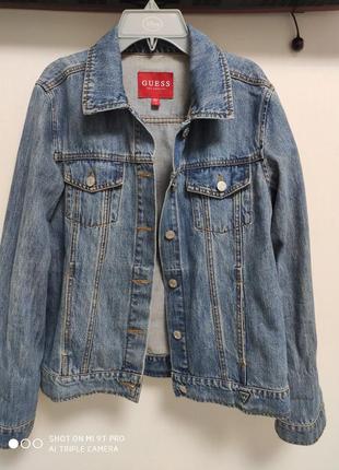 Куртка джинсовая guess Черные гг.s