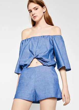 Джинсовий комбінезон від zara