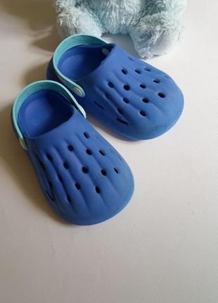 Дитячі сині крокси, босоніжки,сандалі на хлопчика 💙10 фото