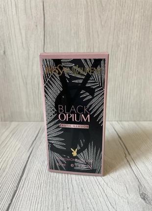 Стойкий парфюм black opium exotic illusion