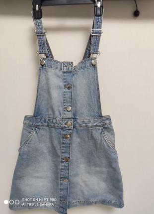 Сарафан джинсовый h&m гг.eur 38