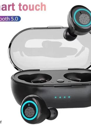 Бездротові навушники y50 tws, спортивні, bluetooth, з мікрофоном для xiaomi, huawei, lg