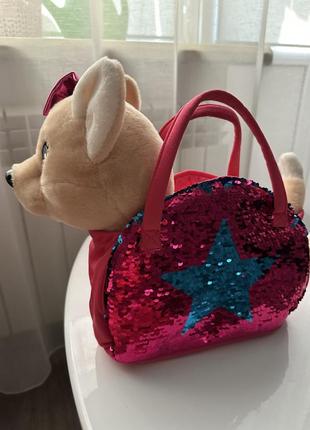 Дитяча собака собака в сумці інтерактивна собака гавкає ходить  та співає