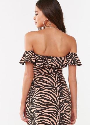 Нова котонова сукна зебра принт missguided9 фото