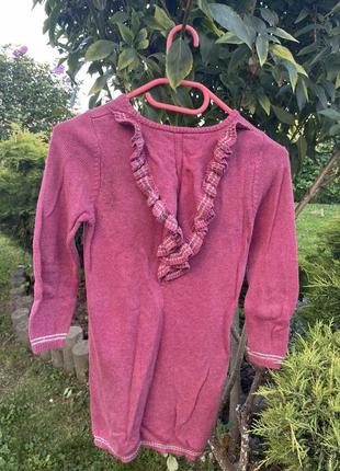 Платье -туника вязаное