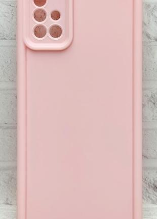 Чехол shock case для samsung galaxy a51 / a515 бампер силиконовый светло-розовый