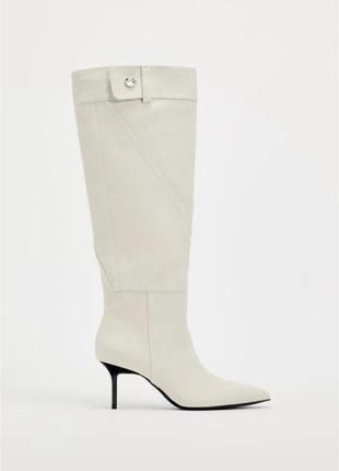 Джинсові чоботи zara. нові