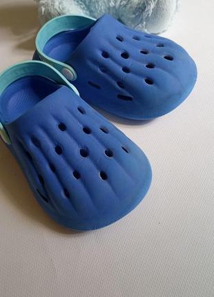 Детские синие кроксы, босоножки , сандалии на мальчика 💙8 фото