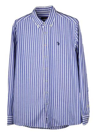 Рубашка -u.s. polo assn.- uspa size-m, новая, стоковая, оригинал, хлопок, пошив турция ±25y€в