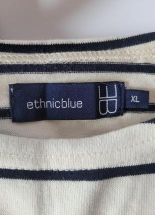 Лонг ethnicblue в полоску,xl2 фото